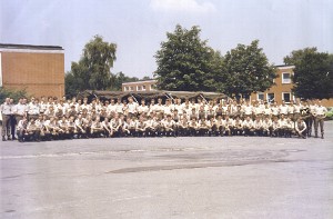 1985 - 1987 Dienstplicht seedorf 41 bevo cie in Seedorf (dld).